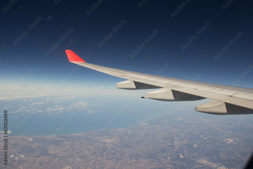 Fototapeta premium azul ala avion