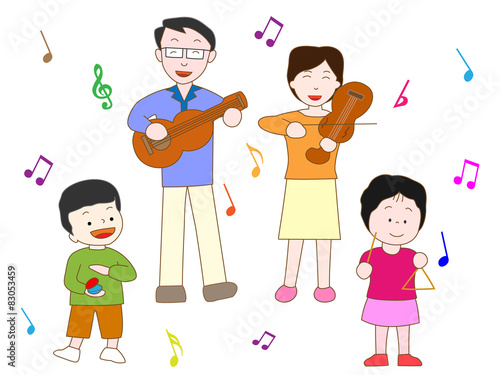 家族で演奏