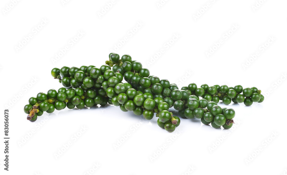 pepper seeds on white background pepper seeds on white background