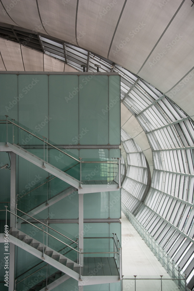 Obraz premium building interior, staircase
