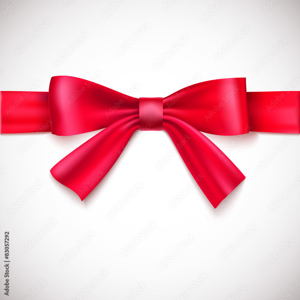 Green ribbon with bow. Green ribbon with bow.