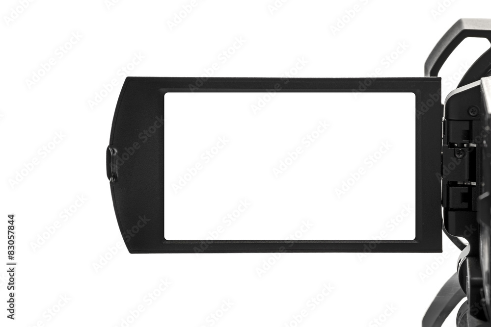 Digital Handycam Video Camcorder Display as Blank Space Digital Handycam Video Camcorder Display as Blank Space