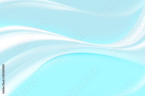 Abstract background : floating cruve on light blue color backgro