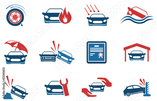 Car Insurance Icons