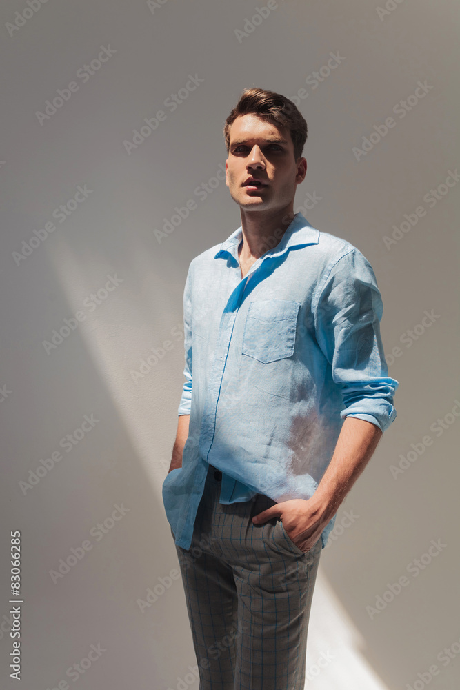 Fototapeta premium handsome casual man standing