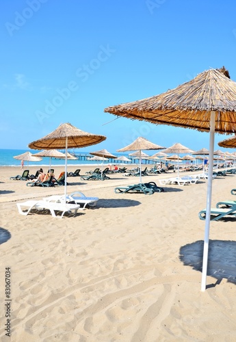 Fototapeta Naklejka Na Ścianę i Meble -  Turkey: Beach Relaxing :-)