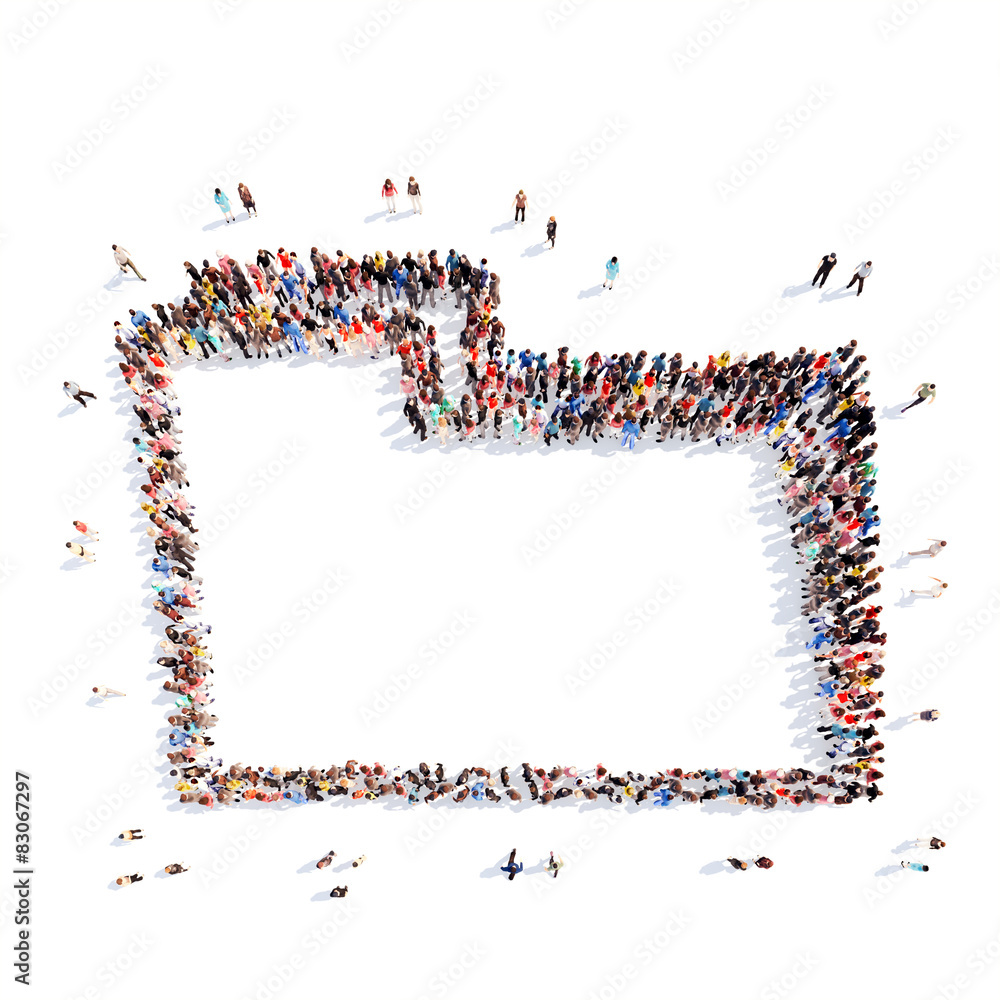 people representing the folder. people representing the folder.