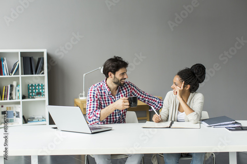 Young people in the office