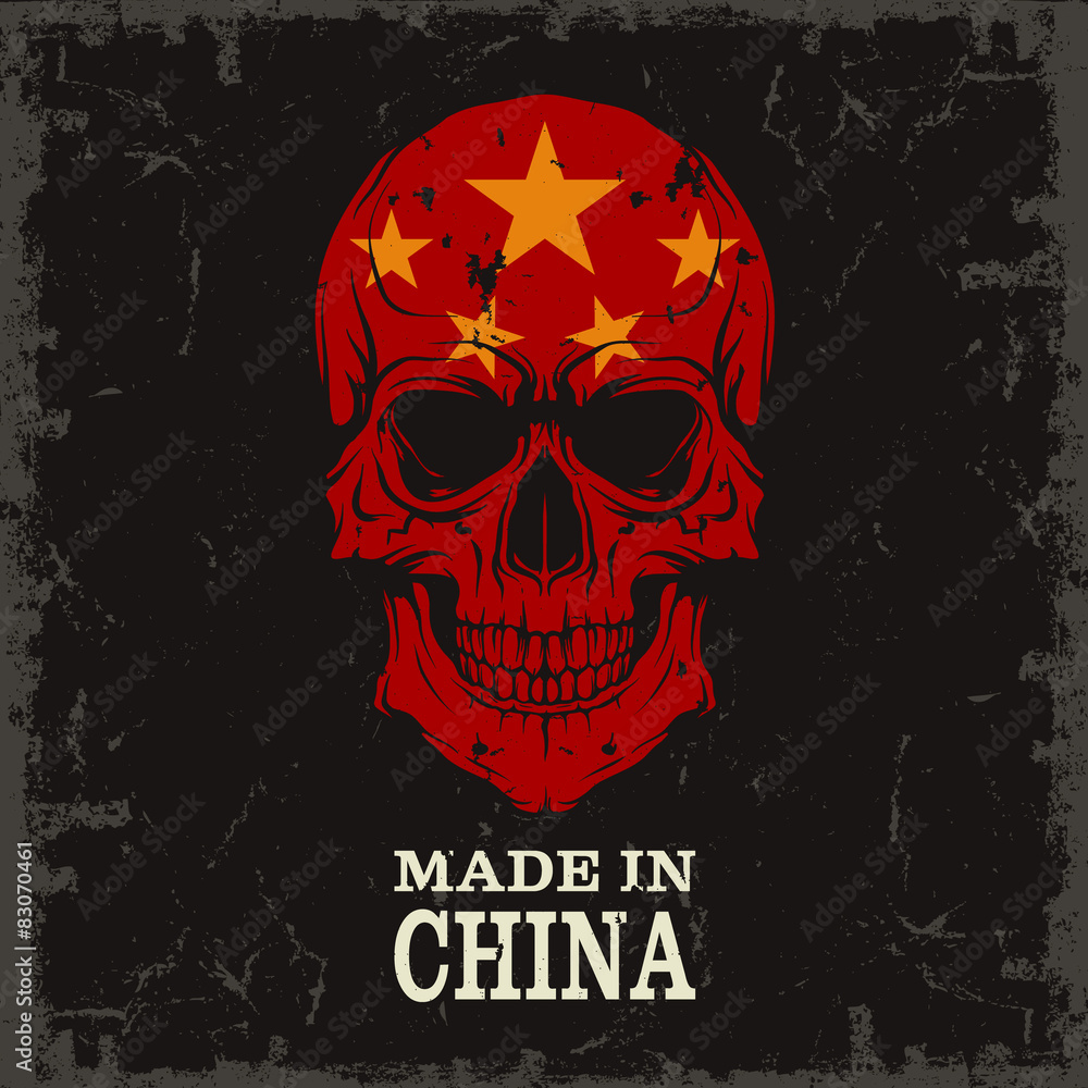 Skull color of the flag Skull color of the flag