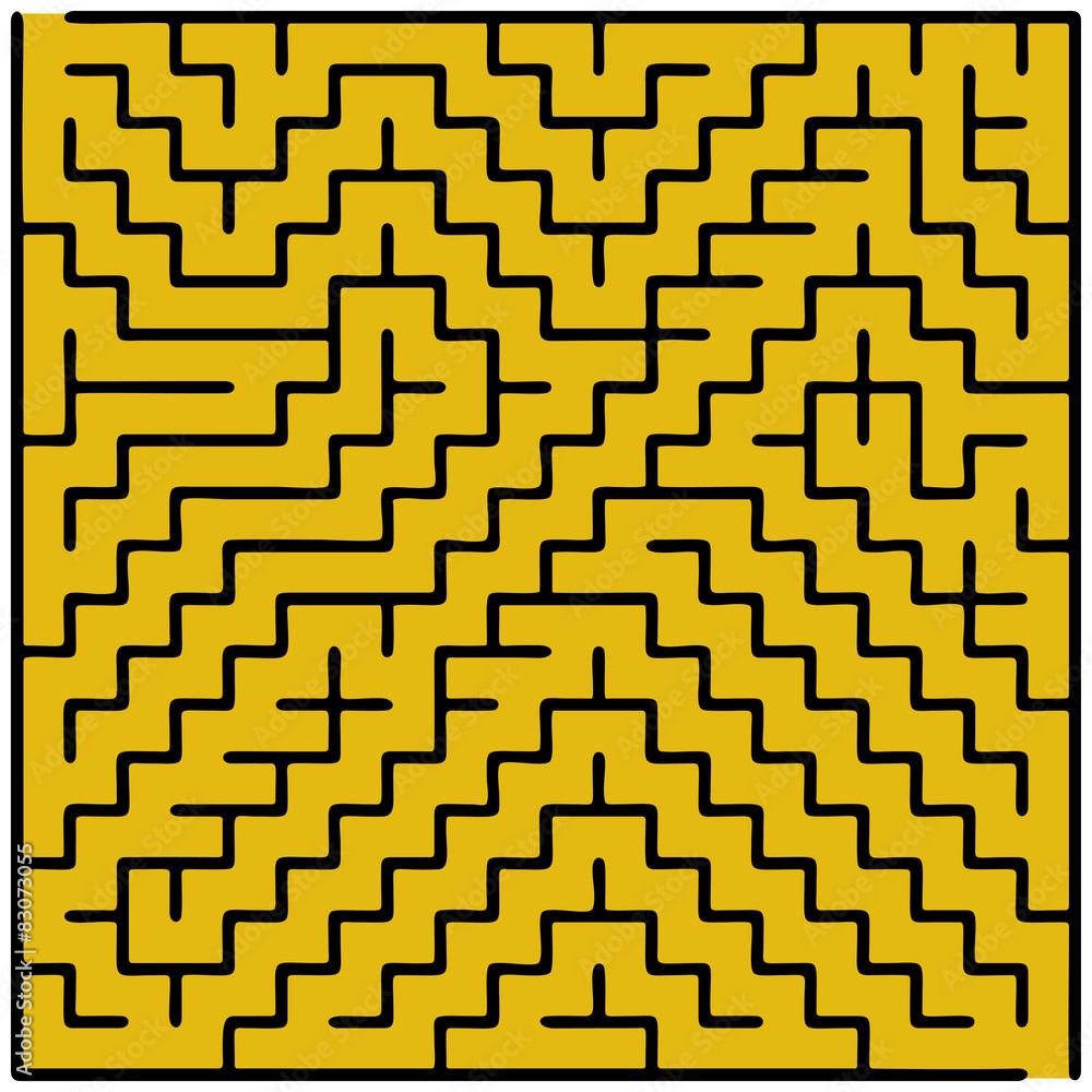 Black square maze (20x20) Black square maze (20x20)