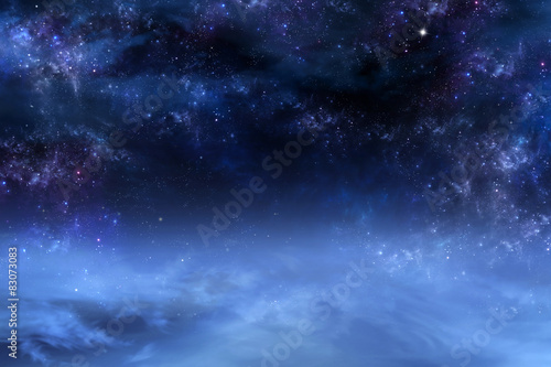 Fototapeta Naklejka Na Ścianę i Meble -  nightly sky, space background