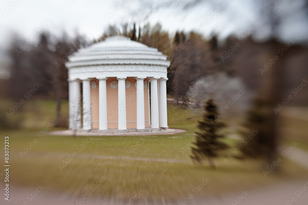 Temple of Friendship in the park of Pavlovsk