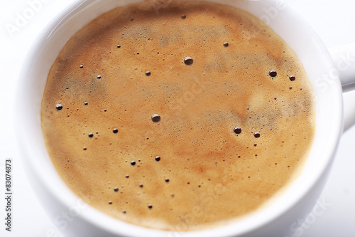 Cup of coffee, closeup
