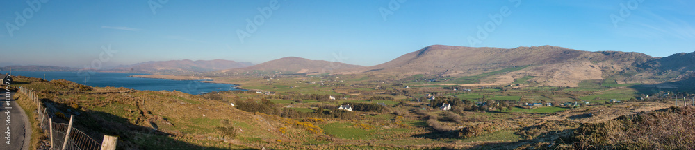 Beara Peninsula Panoramic view landscape Near Ardgroom Ireland