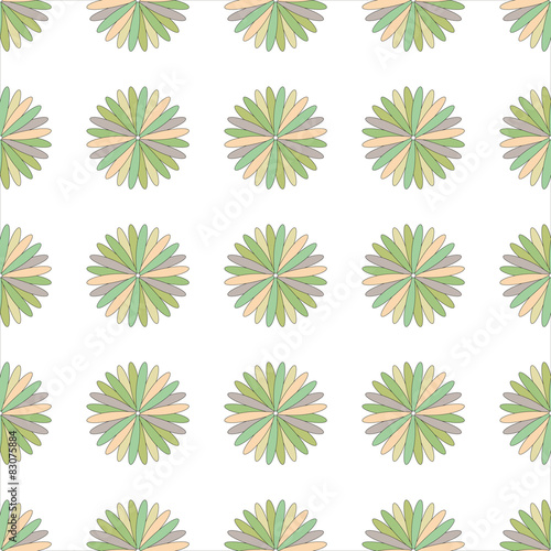 Flower seamless pattern illustration