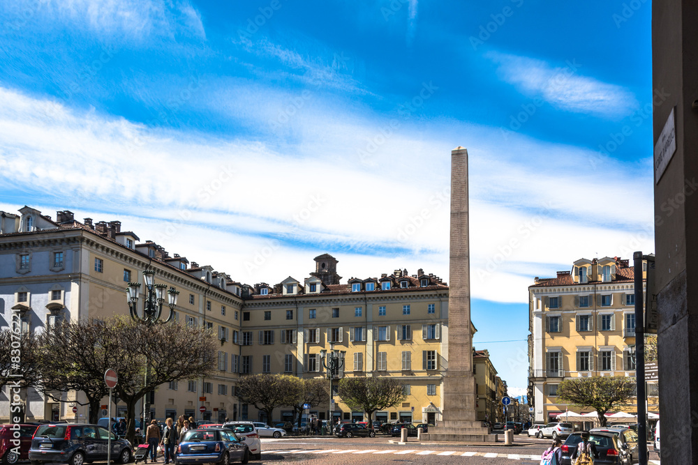 The Obelisk at Piazza Savoia in Turin