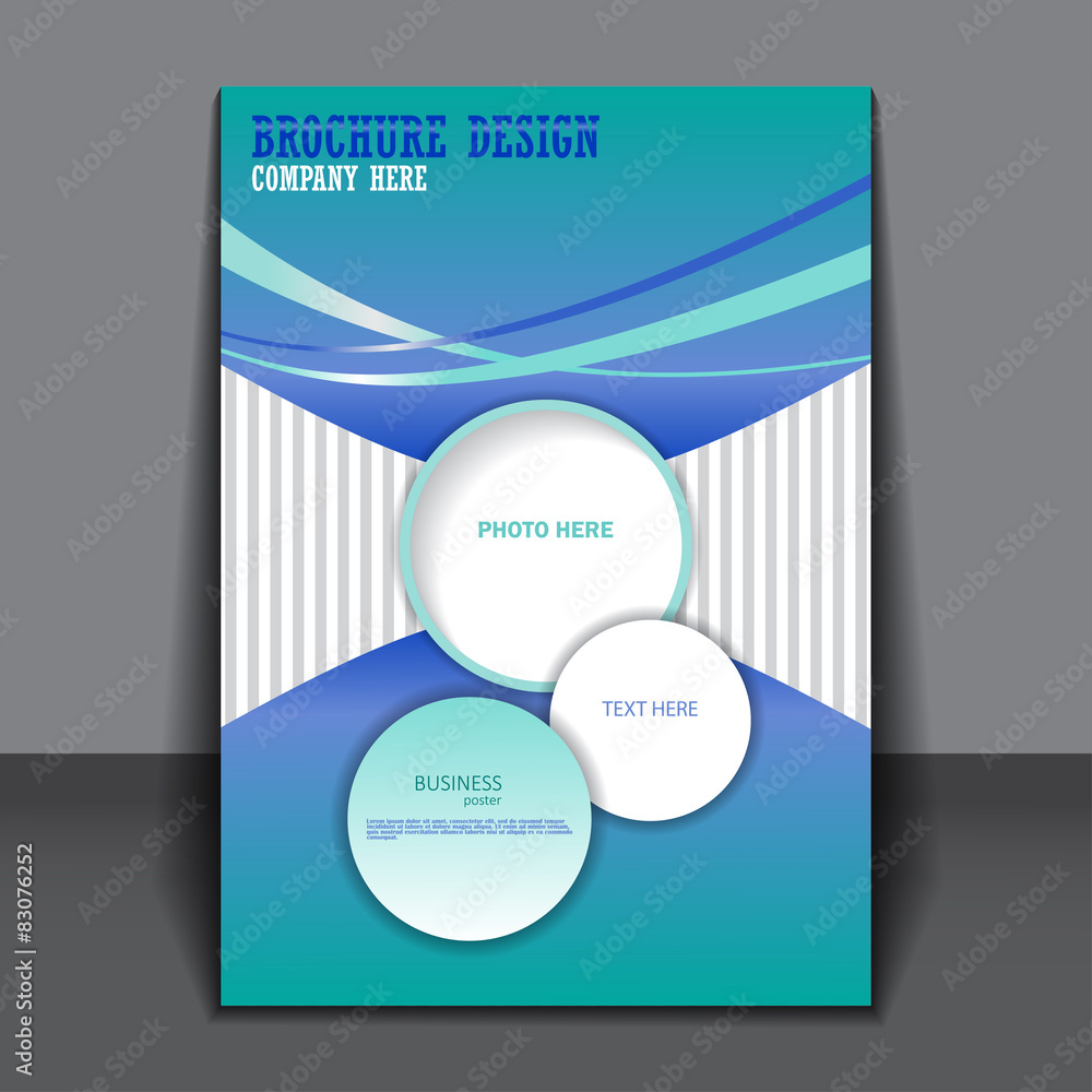 Naklejka premium Background concept design for brochure 