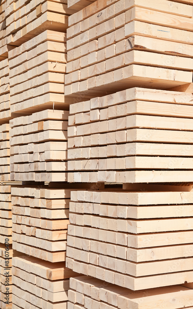 Fresh wooden studs Fresh wooden studs