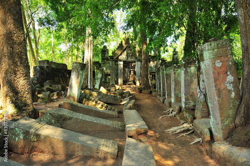 Angkor Temple of Koh Ker in Cambodia photo