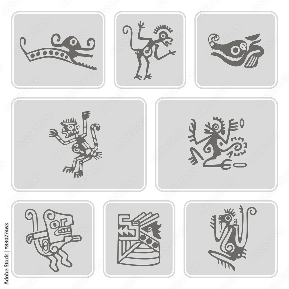 icons with American Indians relics dingbats characters (part 5) icons with American Indians relics dingbats characters (part 5)