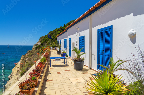 Typical Portugal architecture village photo