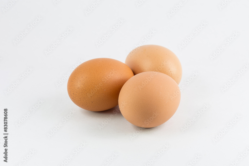 Eggs isolated on white background Eggs isolated on white background