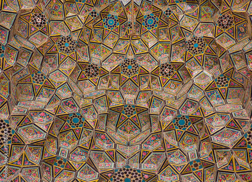 Nasir al-Mulk Mosque in Shiraz  Iran