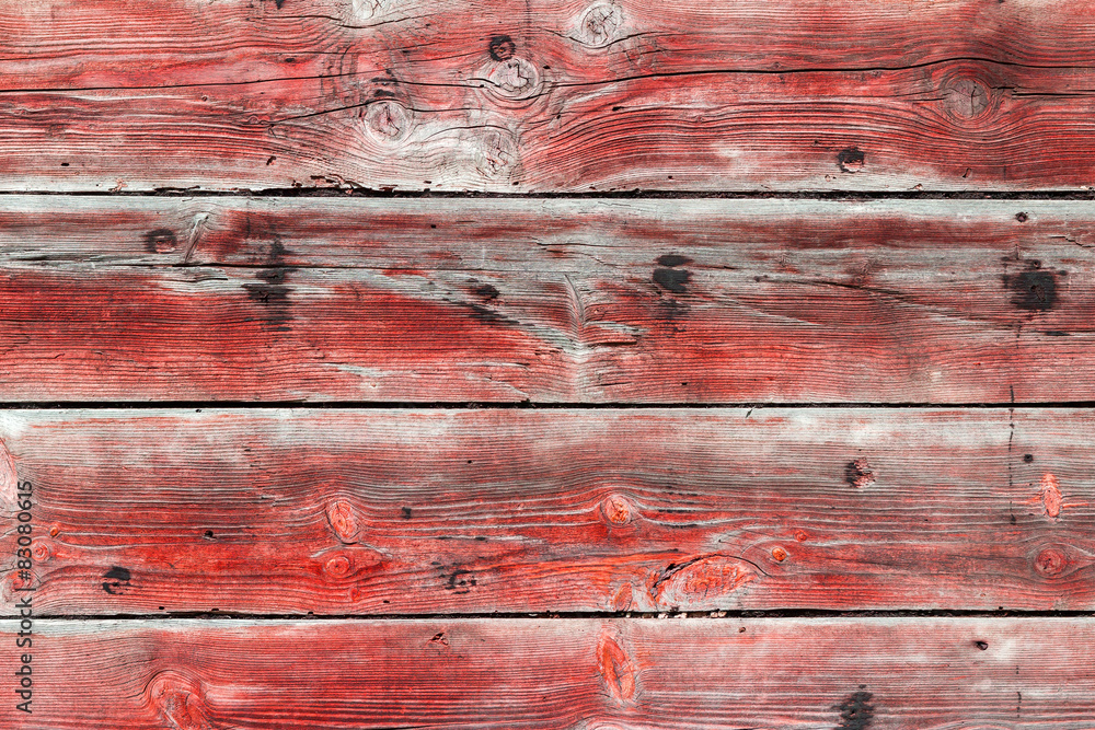 Old painted wood wall - texture or background Old painted wood wall - texture or background