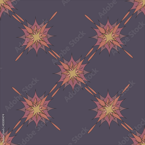 Abstract pattern background vector illustration ornate set