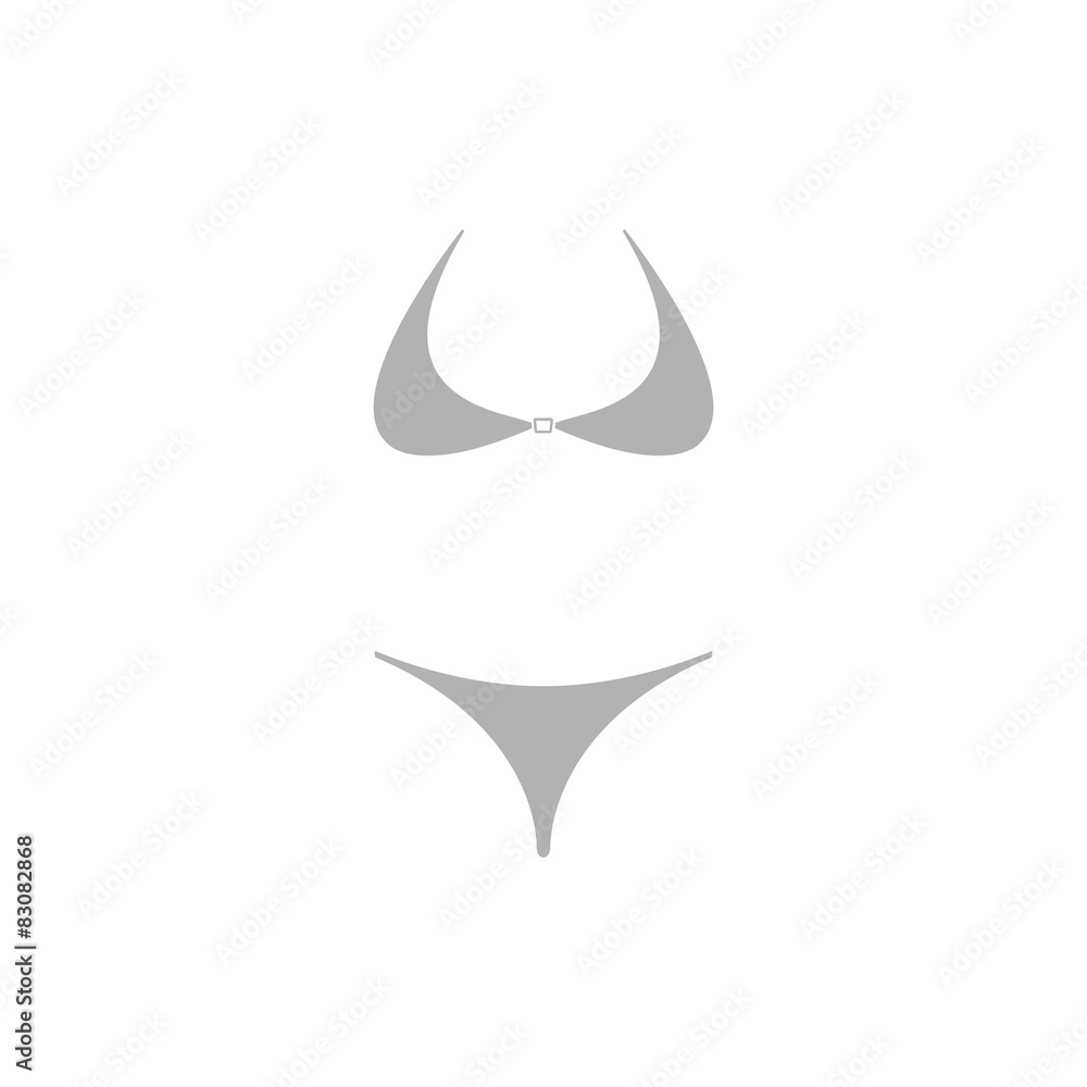 Fototapeta premium Simple icon Swimsuit.