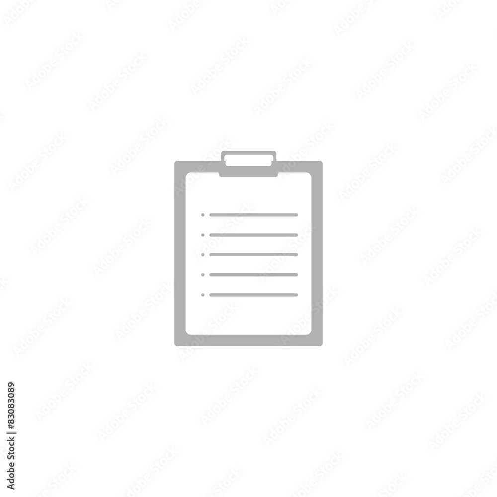 Simple icon Personal organizer- to do list. Simple icon Personal organizer- to do list.