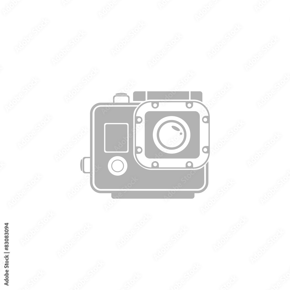Simple icon extreme camcorder.