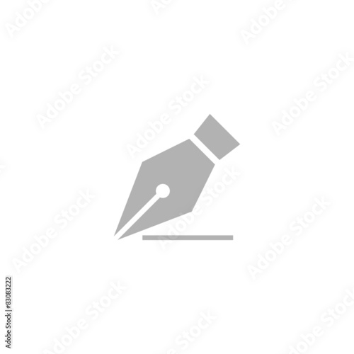 Simple icon pen trace of him.