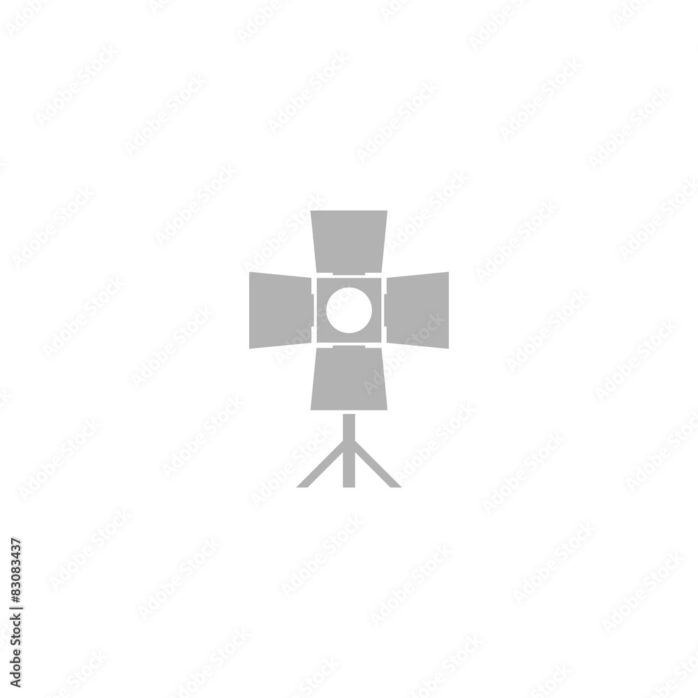 Simple icon light for photo camera. Simple icon light for photo camera.