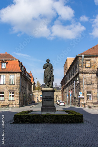 Jean-Paul statue in Bayreuth, Germany, 2015