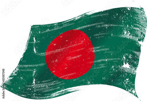 Bangladeshi grunge flag