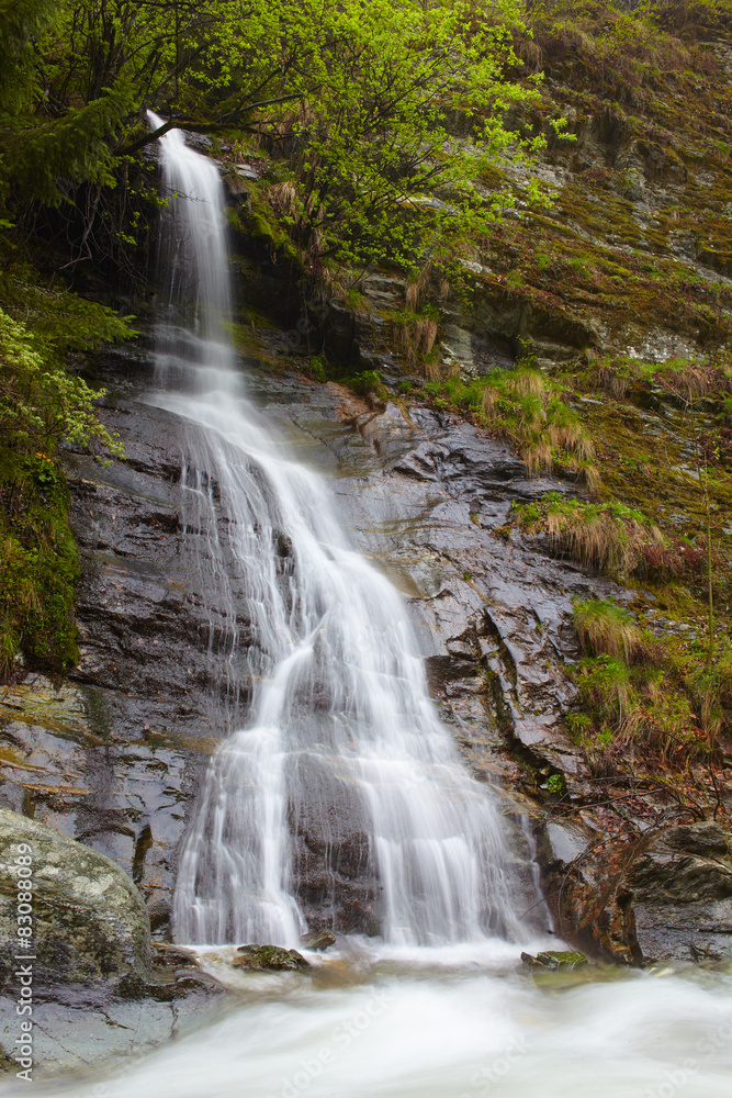 Waterfall on the mountains