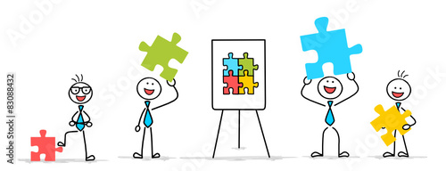 Strichmännchen Puzzle