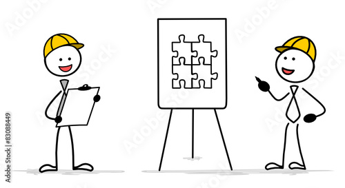 Strichmännchen Puzzle