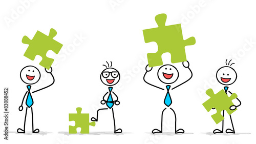 Strichmännchen Puzzle