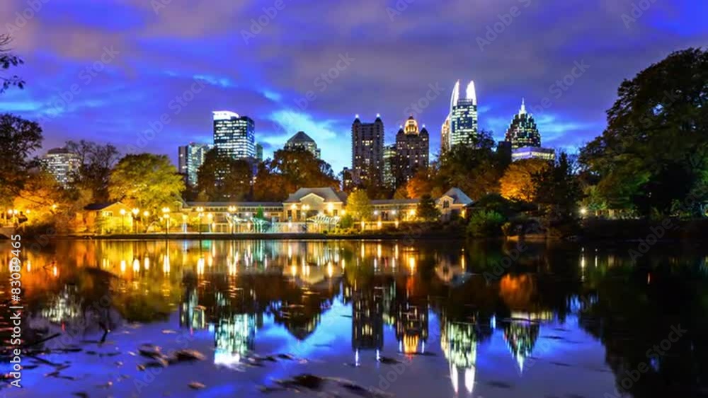 Atlanta, Georgia, USA midtown skyline from Piedmont Park. Atlanta, Georgia, USA midtown skyline from Piedmont Park.