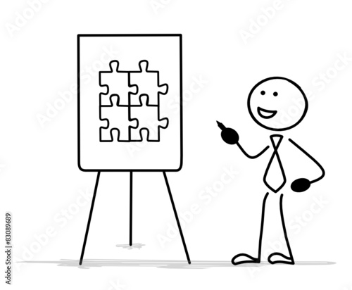 Strichmännchen Puzzle