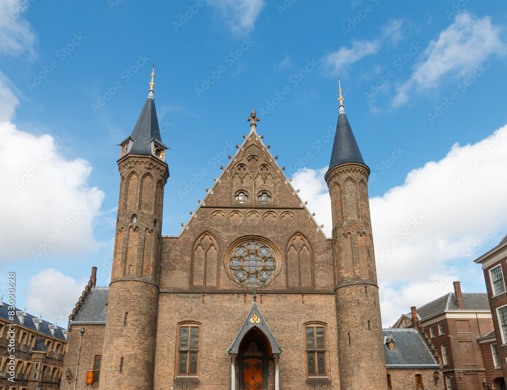 The Hall of Knights (Ridderzaal) in The Hague, Netherlands