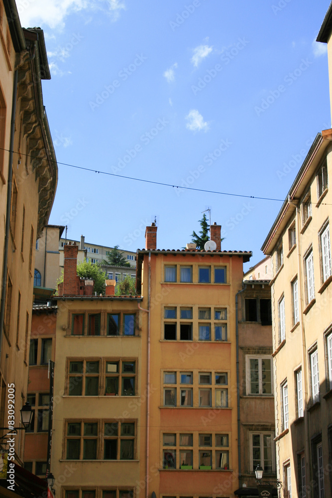Häuser der Seidenweber in Lyon
