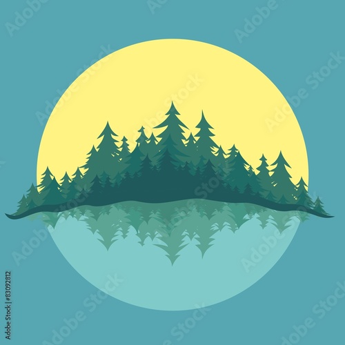 Decline in the wood.
