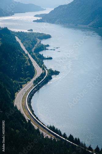 View of the Columbia River from Mitchell Point, Columbia River G