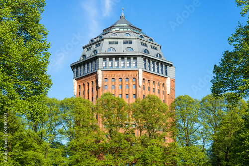 Europe's largest Water Tower Schanzenturm in Hamburg 