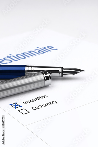 Quiestionnaire about innovation