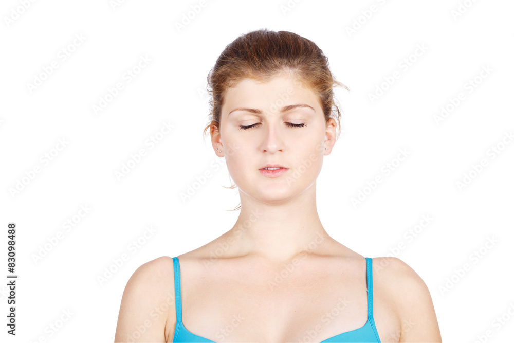 Portrait of beautiful young woman Portrait of beautiful young woman