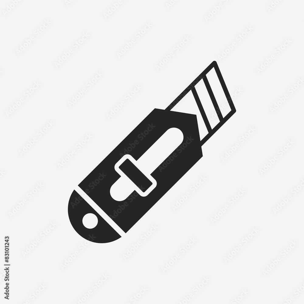 Utility knife icon Utility knife icon